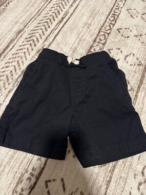 wonder nation Black Boys Drawstring Shorts